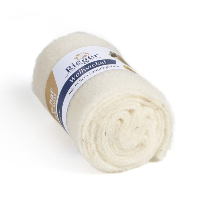 Lanolin Wollwickel Schafwollvlies mit hohem Lanolingehalt