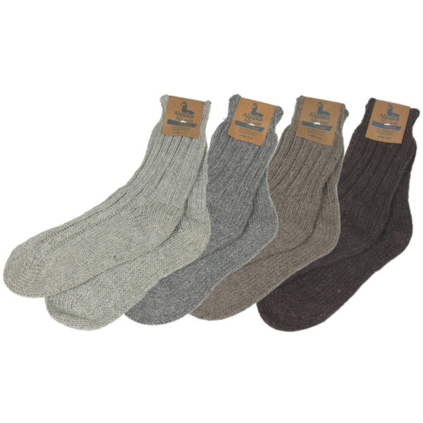Socke dick, naturfarben, 40% Alpaka