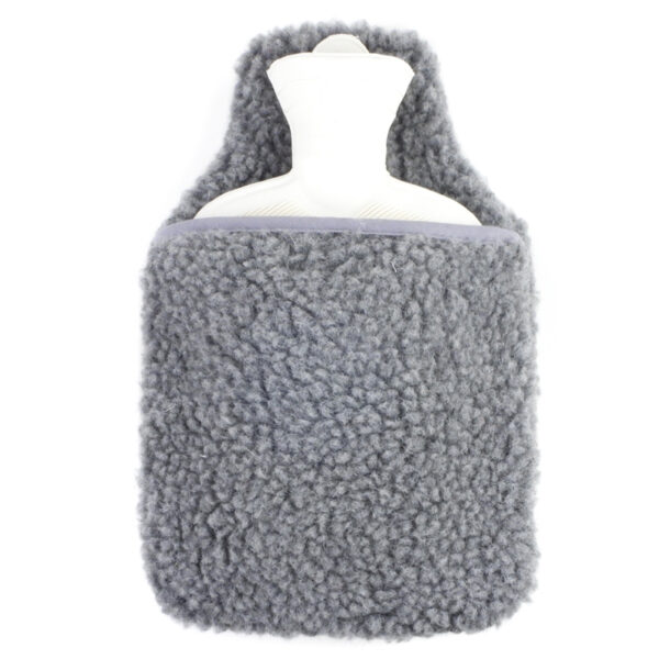 Wärmflasche mit Bezug Grau – Bild 2