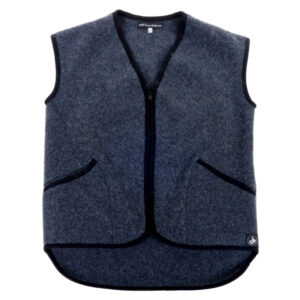 Webweste mit V-Ausschnitt, anthrazit