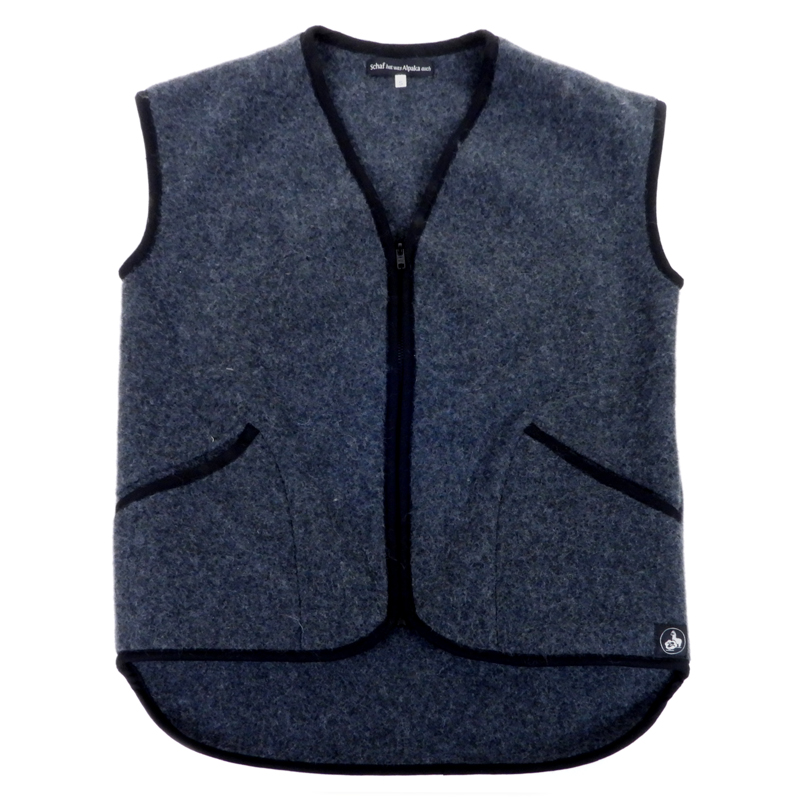 Webweste mit V-Ausschnitt, anthrazit – Bild 3