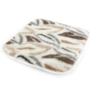 Stuhlkissen Wollflor Muster Blätter