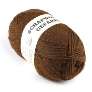 Strickgarn goldbraun - Sonderangebot